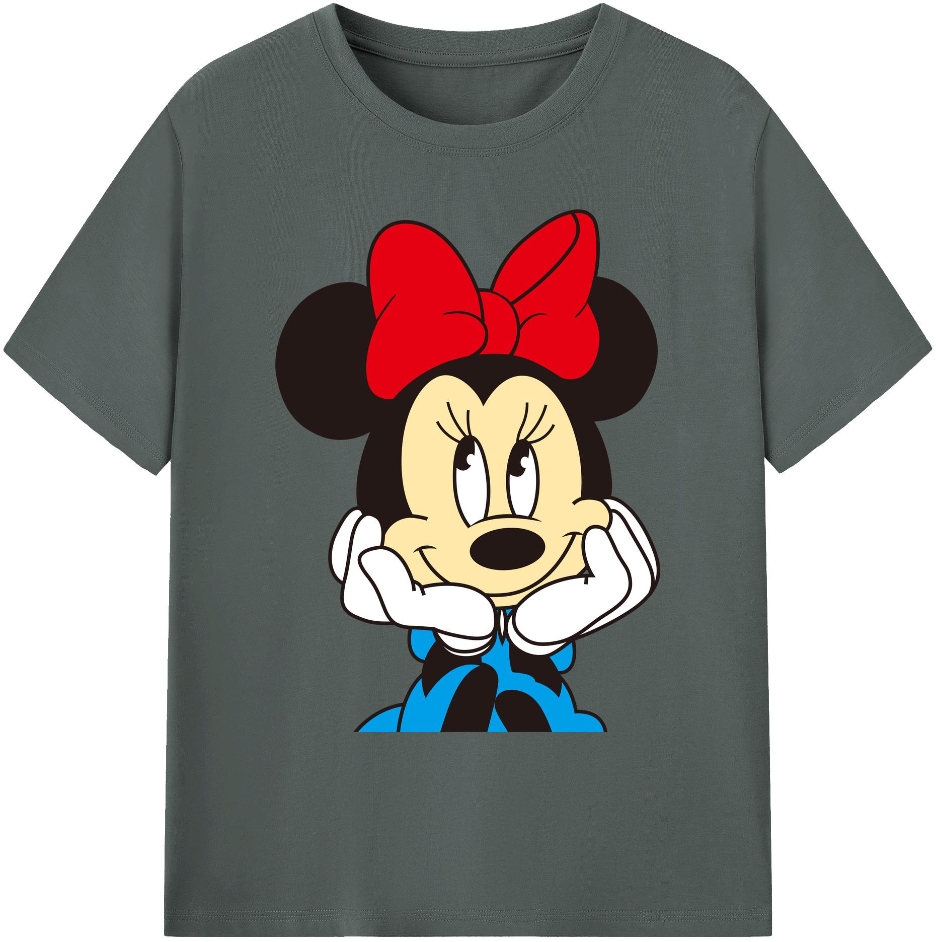 ミッキーマウス Mickey Mouse 綿100％ メンズ半袖Tシャツ｜肌触りやわらか＆通気性